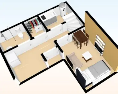 15m2 studio to rent for 595€/month in Gelkingestraat 15-12, Groningen