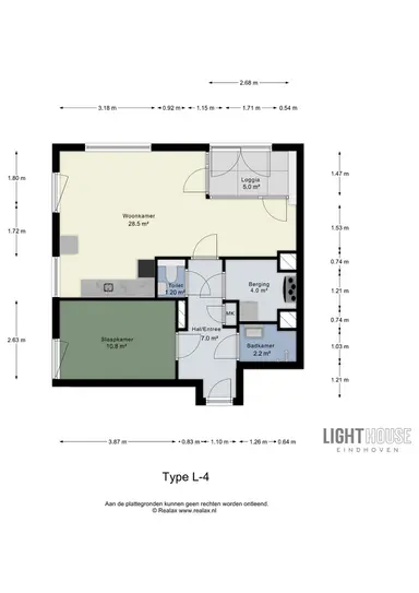 apartment di 56m2 in affitto a 1386€/mese a Machinekamerplein 32-175, Eindhoven