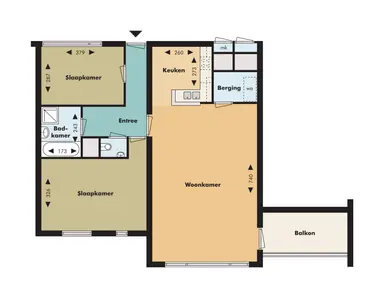 91m2 apartment to rent for 1192€/month in Schoolstraat 477, Tilburg
