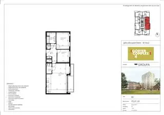 apartment 87τ.μ. προς ενοικίαση για 1348€/μήνα στην περιοχή Zaaijerplein 88, Leiden