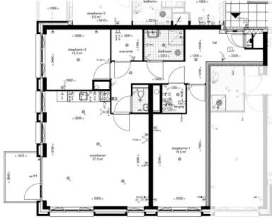 apartment de 91m2 à louer pour 1067€/mois à Paradijslaan, Alphen aan den Rijn