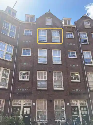 39m2 apartment te huur voor 905.65€/maand in Hasebroekstraat 73-H, Amsterdam