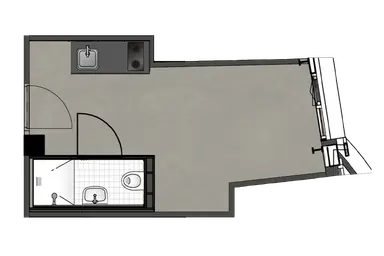 studio 18τ.μ. προς ενοικίαση για 832€/μήνα στην περιοχή Bassin 184D-07, Maastricht