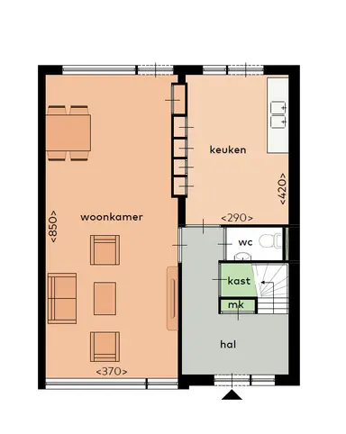 143m2 house zu vermieten für 1370€/Monat in Landzigt 16-16, Utrecht