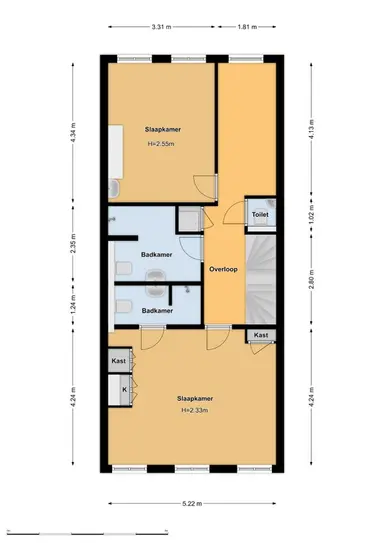 168m2 apartment te huur voor 4250€/maand in Nieuwe Keizersgracht, Amsterdam