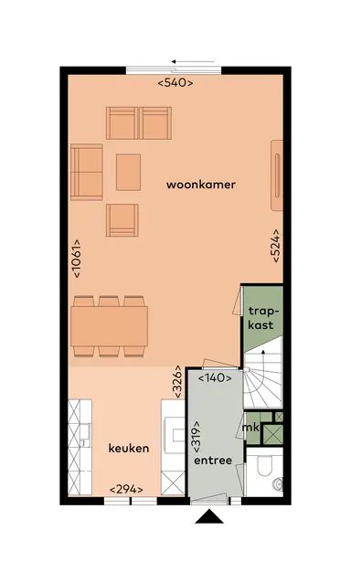 house de 131m2 à louer pour 1650€/mois à Regenboogstraat 143, Dordrecht
