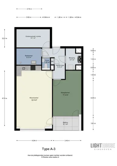 apartment 81τ.μ. προς ενοικίαση για 1831€/μήνα στην περιοχή Machinekamerplein 32-175, Eindhoven
