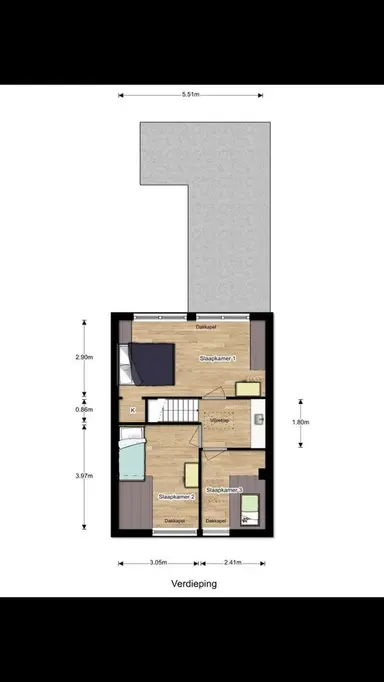 96m2 house to rent for 1598€/month in Nassaustraat 2405, Alphen aan den Rijn
