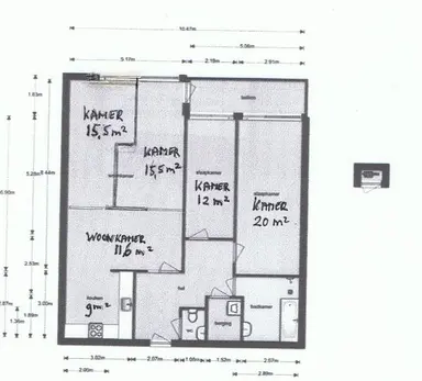 16m2 room to rent for 700€/month in Gedempte Zalmhaven, Rotterdam