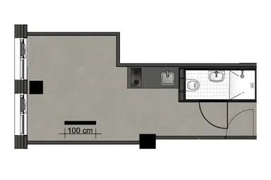 studio di 20m2 in affitto a 805€/mese a Bassin 186C-05, Maastricht