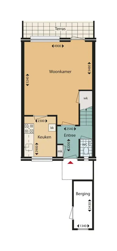 101m2 house to rent for 1350€/month in Wulk 20, Noordwijk