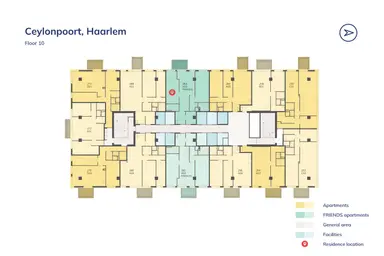 room di 8m2 in affitto a 1018€/mese a Aziëweg, Haarlem