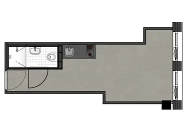 studio di 19m2 in affitto a 668€/mese a Bassin 186D-15, Maastricht