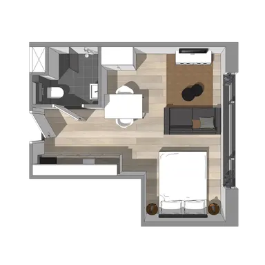 studio 27τ.μ. προς ενοικίαση για 1131€/μήνα στην περιοχή Einsteindreef 105-13, Utrecht
