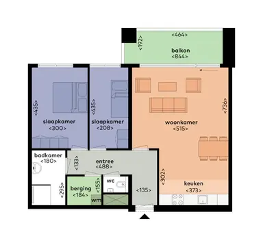 76m2 apartment to rent for 1270€/month in Purmerend