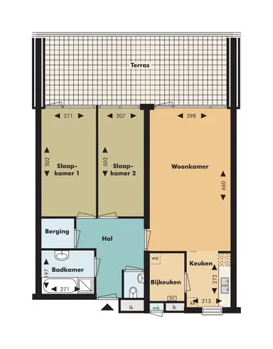 80m2 apartment to rent for 1245€/month in Reimsstraat 39, Zoetermeer