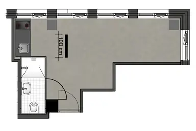 21m2 studio zur Miete für 805€/Monat in Bassin 186D-03, Maastricht