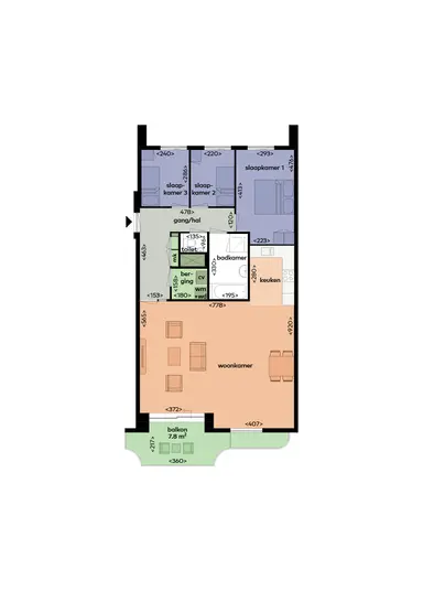 105m2 apartment zur Miete für 1905€/Monat in Vaduzdijk 53, Utrecht