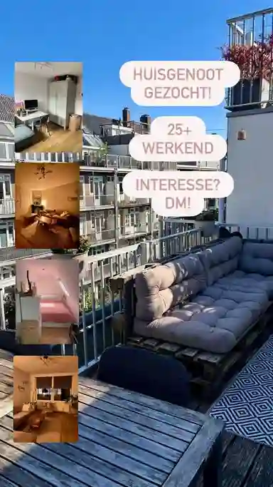 12m2 room to rent for 772.5€/month in Amsterdam