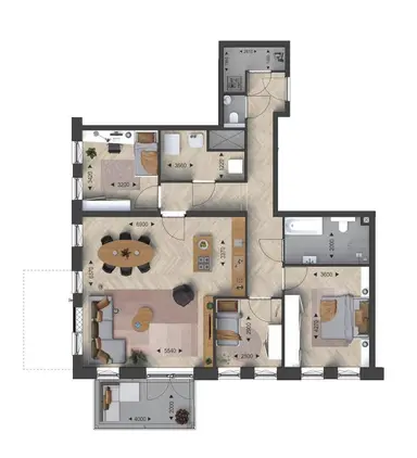 113m2 apartment to rent for 2955€/month in Du Meelaan, Zoetermeer
