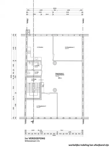 119m2 apartment te huur voor 1935€/maand in Willemstraat 32-56, Eindhoven