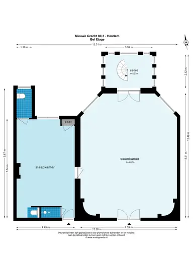 211m2 apartment to rent for 4750€/month in Nieuwe Gracht 80A, Haarlem