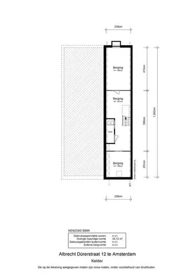 212m2 house in affitto per 1200€/mese a Albrecht Dürerstraat 12, Amsterdam