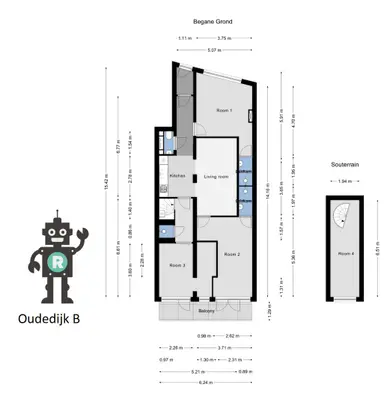 0m2 apartment te huur voor 725€/maand in Rotterdam