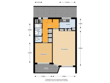 56m2 apartment to rent for 649€/month in Espoortstraat 257, Enschede