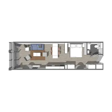 44.4m2 studio à louer pour 1020€/mois à Koningin Wilhelminaplein 29N-6, Amsterdam