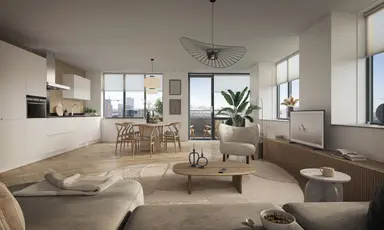 87m2 apartment to rent for 1960€/month in Hogehilweg 11K-68, Amsterdam