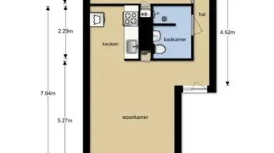 52m2 apartment to rent for 835€/month in Hoge Bothofstraat 25-16, Enschede