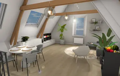 45m2 apartment to rent for 873€/month in Burgemeester Falkenaweg 32, Heerenveen