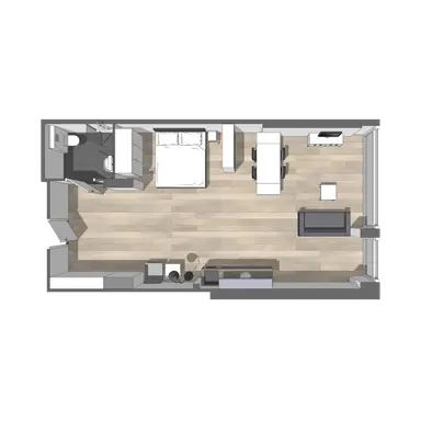 61m2 apartment à louer pour 1125€/mois à Victoriapark 416, Eindhoven