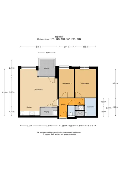 61m2 apartment à louer pour 1125.2€/mois à Michelangelostraat 22D, Rotterdam