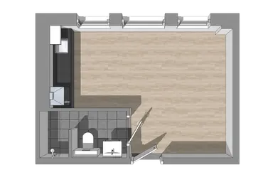 24m2 studio to rent for 869.5€/month in Boschveldweg 17P, 's-Hertogenbosch