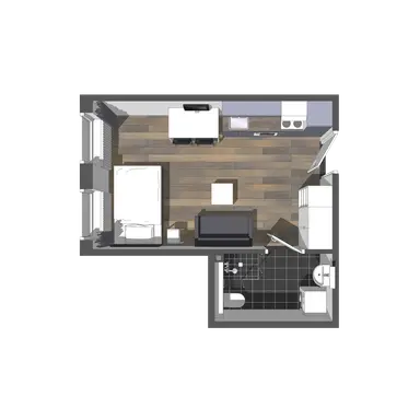 29m2 studio à louer pour 1053€/mois à Boschdijk 13A, Eindhoven