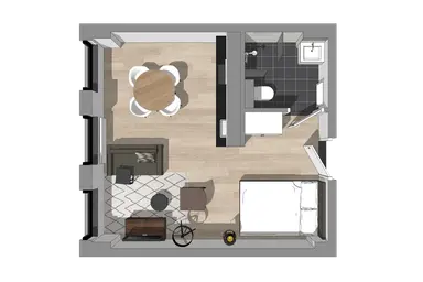 29.2m2 studio à louer pour 1087€/mois à Het Kwadrant 239, Maarssen