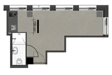 22m2 studio à louer pour 805€/mois à Bassin 186D-15, Maastricht