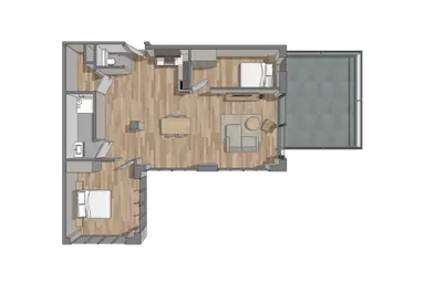 73.5m2 apartment to rent for 1345€/month in Stadsring 165h, Amersfoort