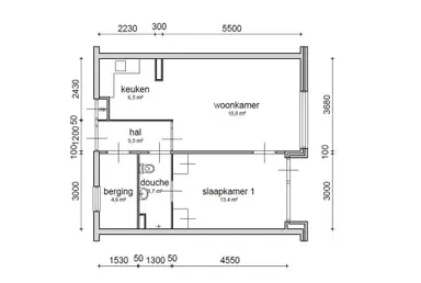 53m2 apartment to rent for 828€/month in Gerbrandijlaan, Middelburg