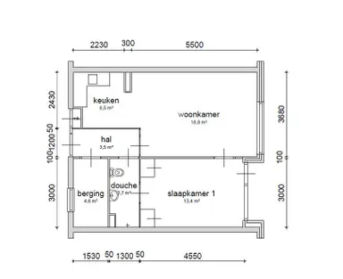 53m2 apartment to rent for 735€/month in Gerbrandijlaan, Middelburg
