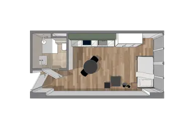 23.5m2 studio te huur voor 995€/maand in Westblaak 778, Rotterdam