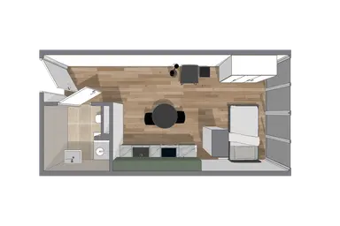 23.2m2 studio te huur voor 995€/maand in Westblaak 770, Rotterdam