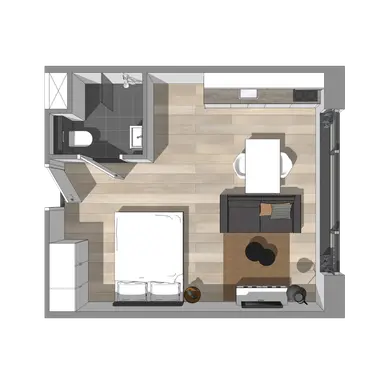32m2 studio zur Miete für 1131€/Monat in Einsteindreef 105-12, Utrecht