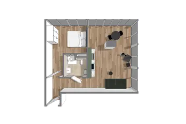 39.5m2 apartment to rent for 1225€/month in Westblaak 892, Rotterdam