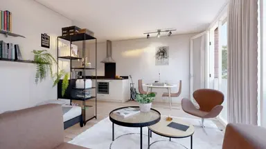 25m2 studio to rent for 947€/month in Trompstraat, The Hague