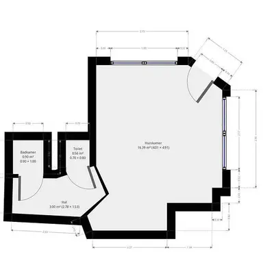 21m2 studio à louer pour 665€/mois à Lusthoflaan, Leiden