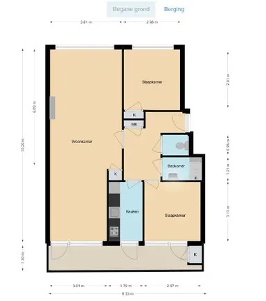 78m2 room te huur voor 790€/maand in Burgemeester Caan van Necklaan, Leidschendam