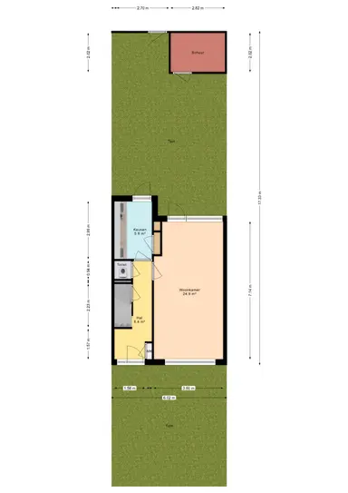 103m2 house to rent for 1950€/month in Vincent van Goghweg 29, Zaandam